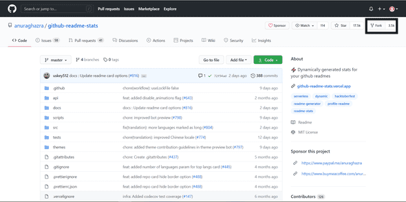Fork repo