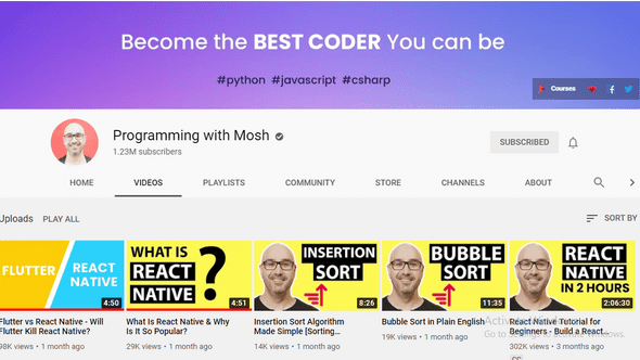 ProgrammingWithMosh